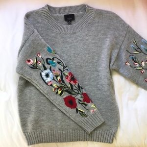 OBWO embroidered knit sweater